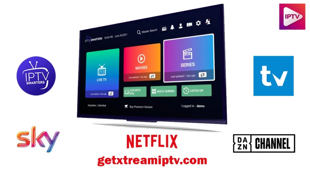 IPTV Sky DAZN Netflix